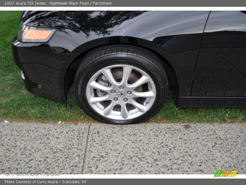 Nighthawk Black Pearl / Parchment 2007 Acura TSX Sedan