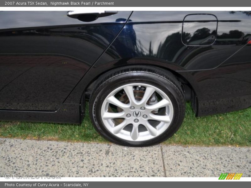Nighthawk Black Pearl / Parchment 2007 Acura TSX Sedan