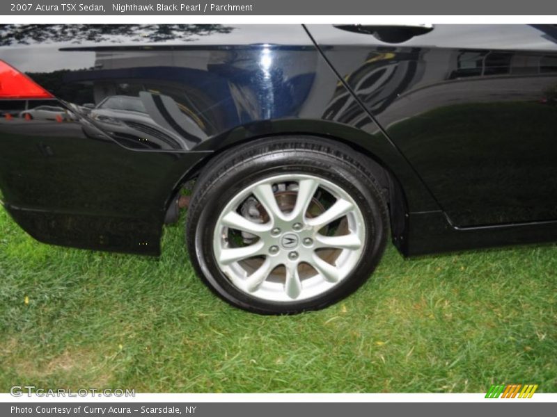Nighthawk Black Pearl / Parchment 2007 Acura TSX Sedan