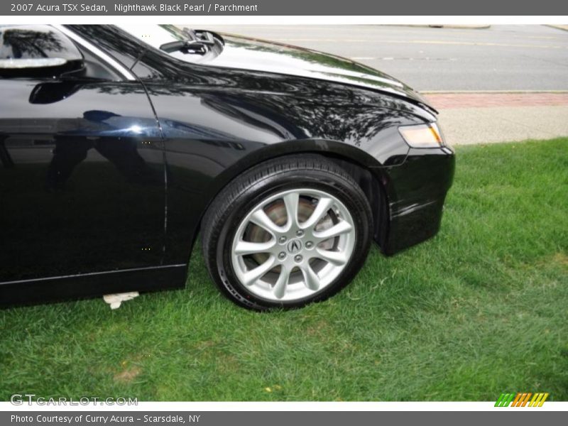Nighthawk Black Pearl / Parchment 2007 Acura TSX Sedan