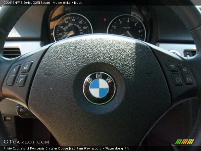 Alpine White / Black 2006 BMW 3 Series 325i Sedan