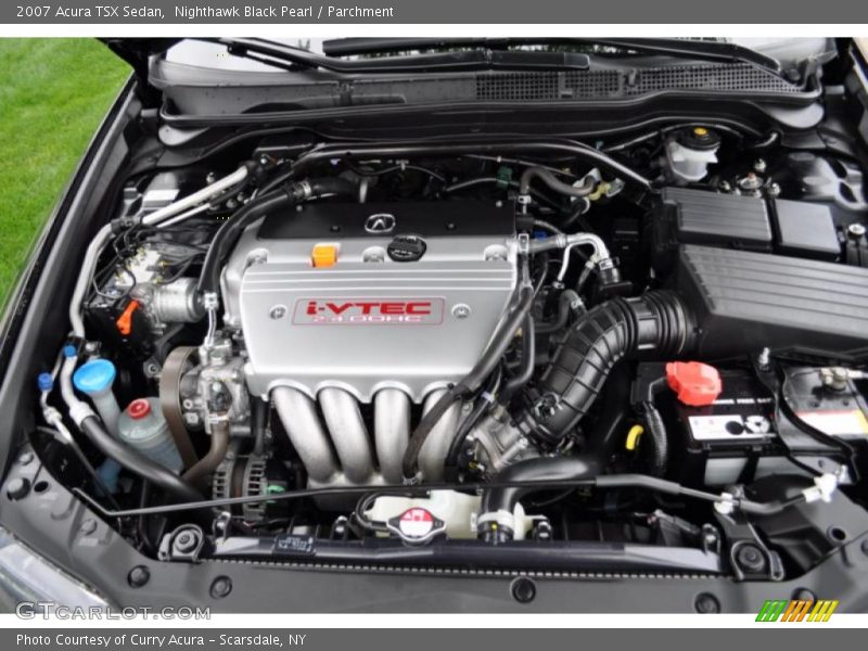 Nighthawk Black Pearl / Parchment 2007 Acura TSX Sedan