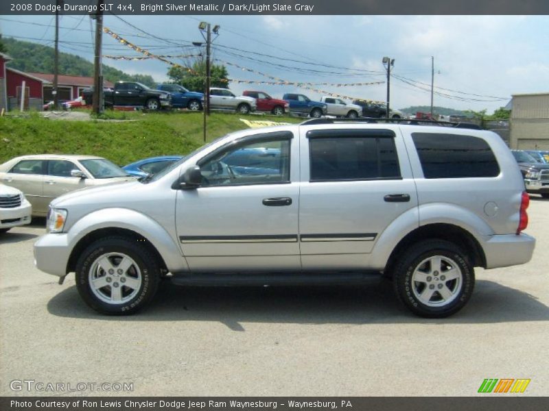 Bright Silver Metallic / Dark/Light Slate Gray 2008 Dodge Durango SLT 4x4