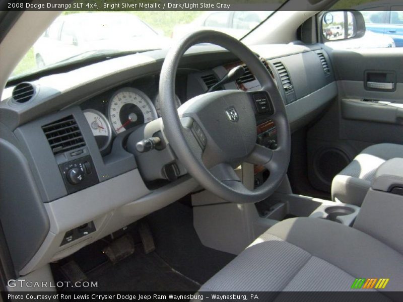 Bright Silver Metallic / Dark/Light Slate Gray 2008 Dodge Durango SLT 4x4