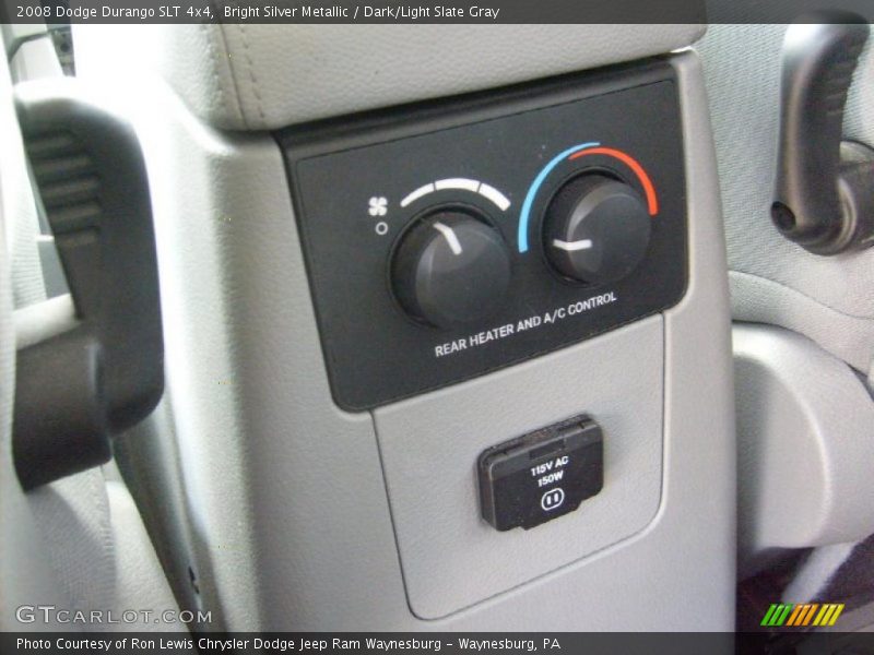 Bright Silver Metallic / Dark/Light Slate Gray 2008 Dodge Durango SLT 4x4