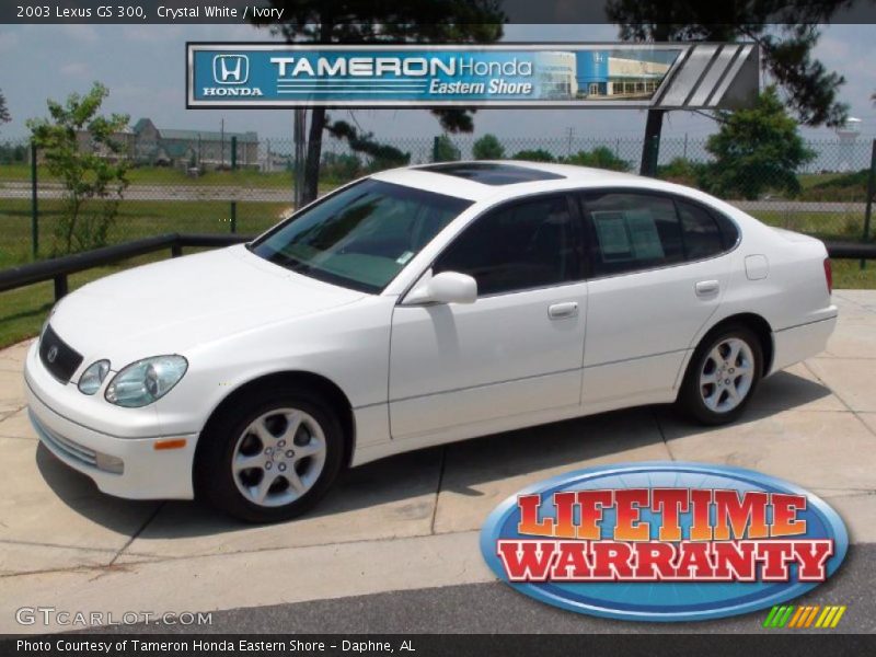 Crystal White / Ivory 2003 Lexus GS 300