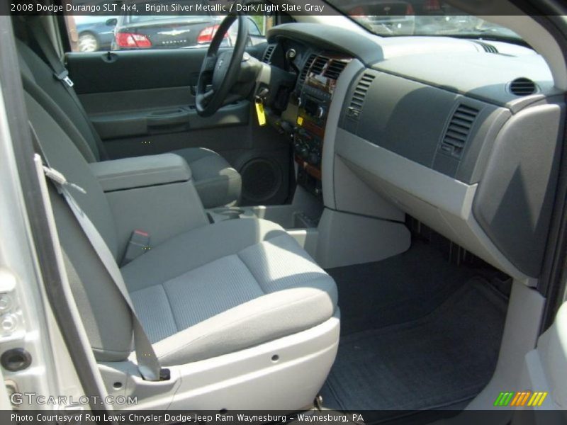 Bright Silver Metallic / Dark/Light Slate Gray 2008 Dodge Durango SLT 4x4