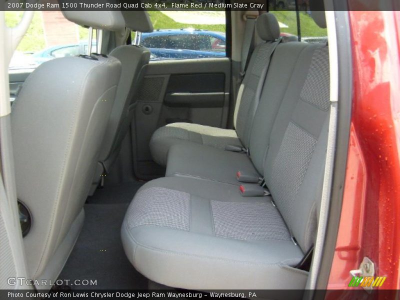 Flame Red / Medium Slate Gray 2007 Dodge Ram 1500 Thunder Road Quad Cab 4x4