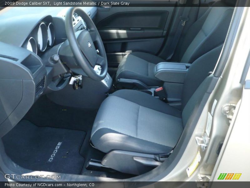 Light Sandstone Metallic / Dark Slate Gray 2009 Dodge Caliber SXT