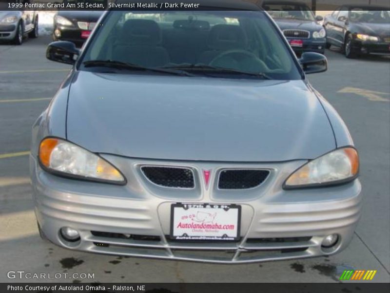 Silvermist Metallic / Dark Pewter 1999 Pontiac Grand Am SE Sedan