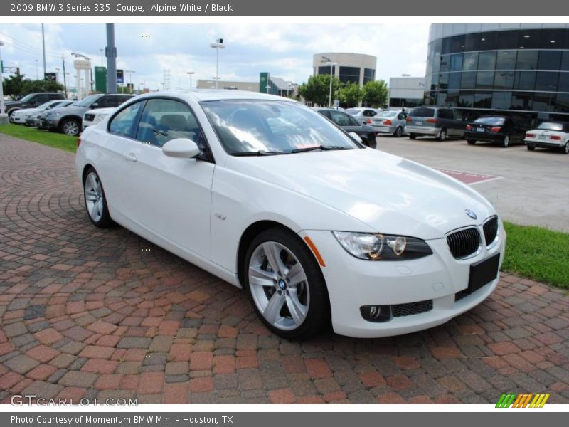 Alpine White / Black 2009 BMW 3 Series 335i Coupe