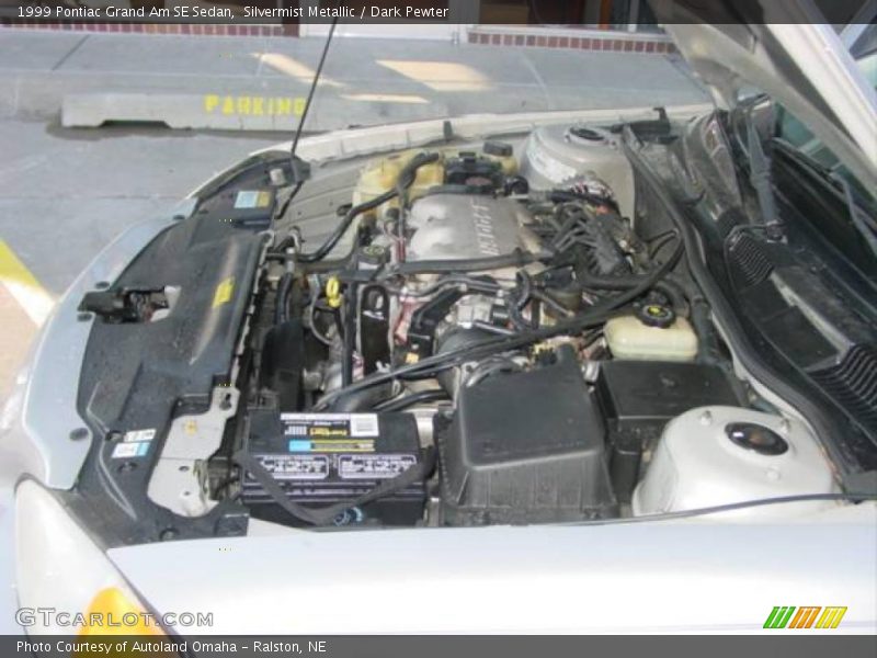 Silvermist Metallic / Dark Pewter 1999 Pontiac Grand Am SE Sedan