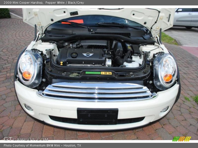 Pepper White / Black/Grey 2009 Mini Cooper Hardtop