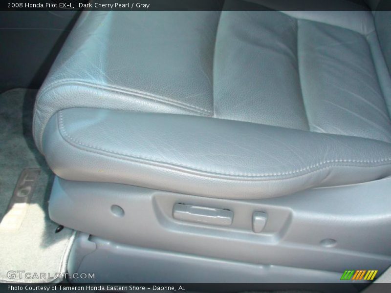 Dark Cherry Pearl / Gray 2008 Honda Pilot EX-L