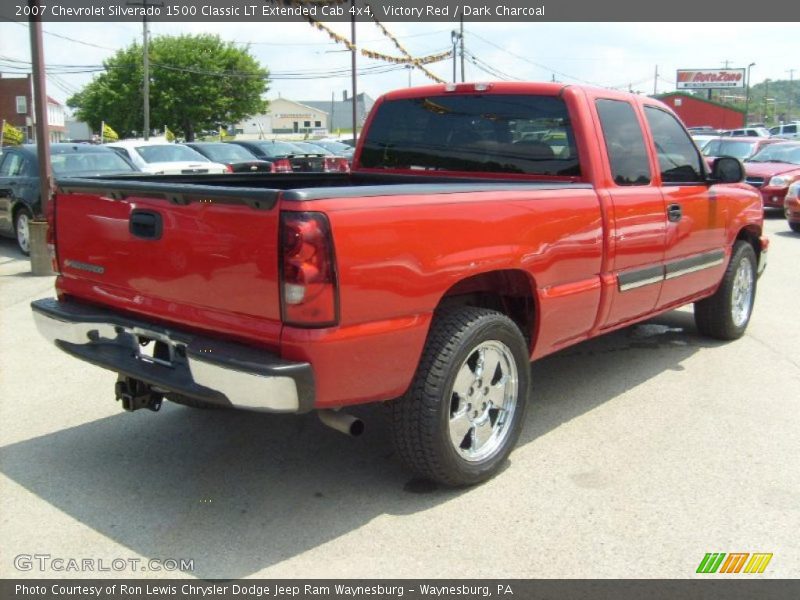 Victory Red / Dark Charcoal 2007 Chevrolet Silverado 1500 Classic LT Extended Cab 4x4