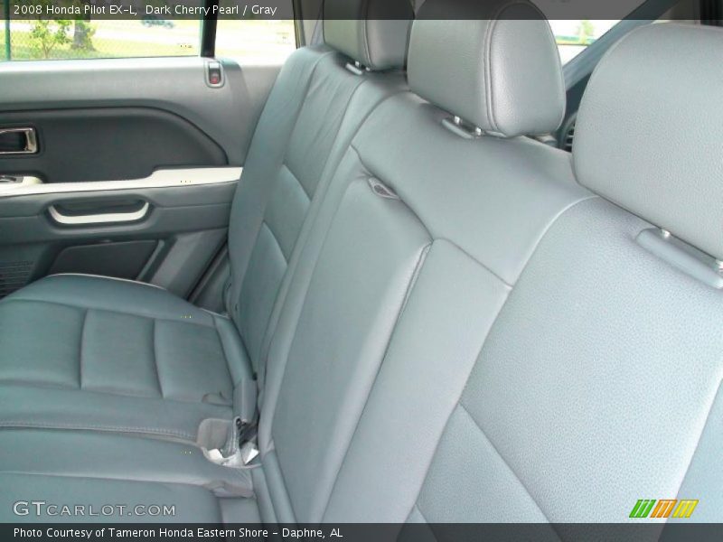 Dark Cherry Pearl / Gray 2008 Honda Pilot EX-L