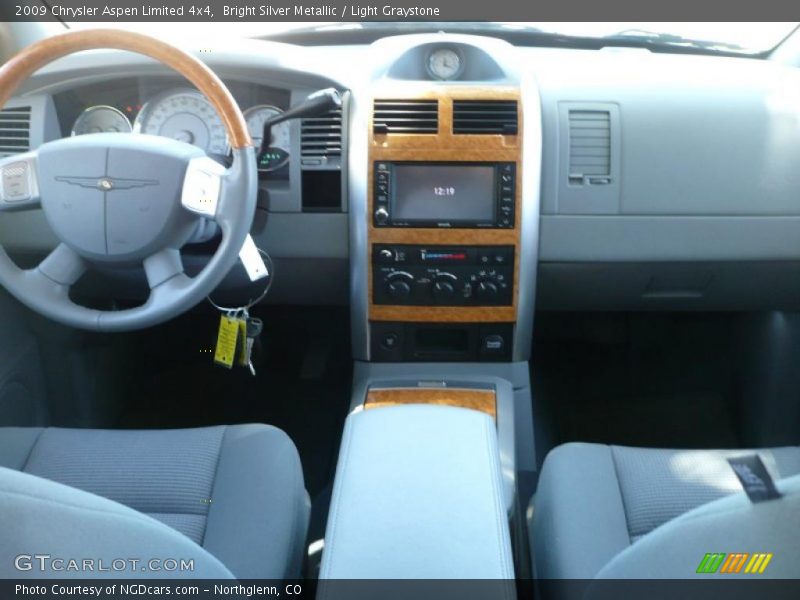 Bright Silver Metallic / Light Graystone 2009 Chrysler Aspen Limited 4x4