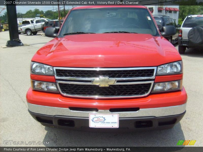 Victory Red / Dark Charcoal 2007 Chevrolet Silverado 1500 Classic LT Extended Cab 4x4