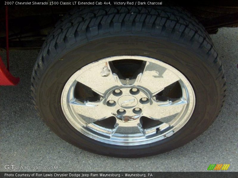 Victory Red / Dark Charcoal 2007 Chevrolet Silverado 1500 Classic LT Extended Cab 4x4