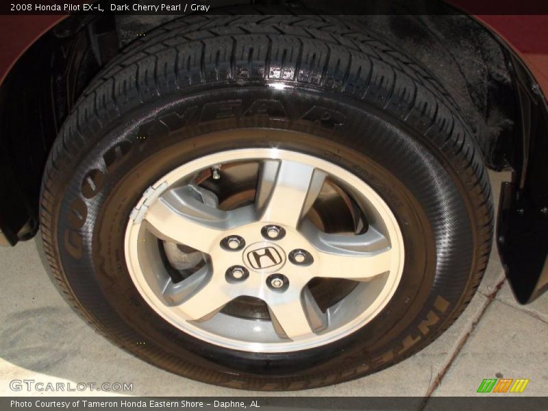 Dark Cherry Pearl / Gray 2008 Honda Pilot EX-L