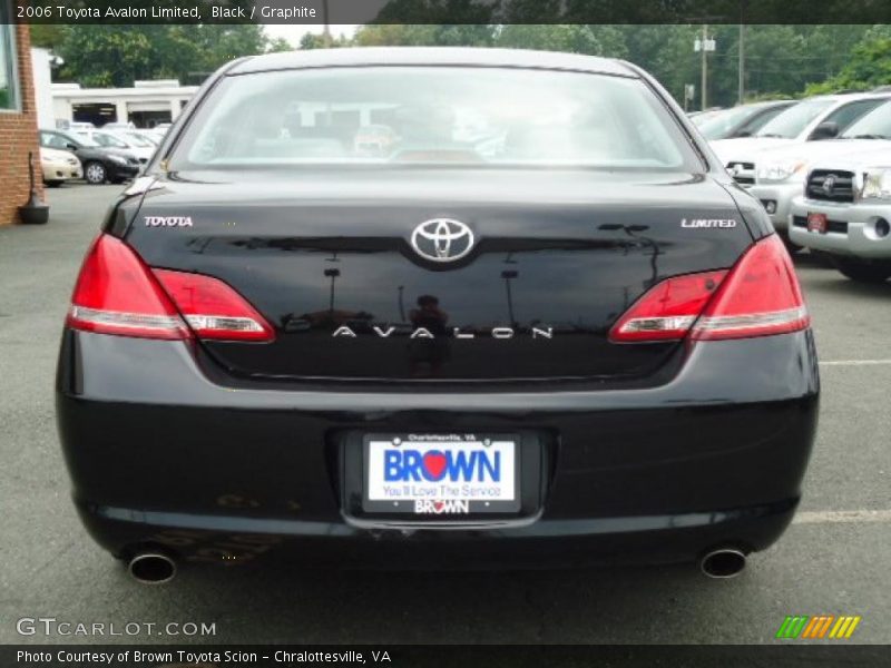 Black / Graphite 2006 Toyota Avalon Limited