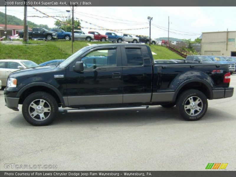 Black / Black 2008 Ford F150 FX4 SuperCab 4x4
