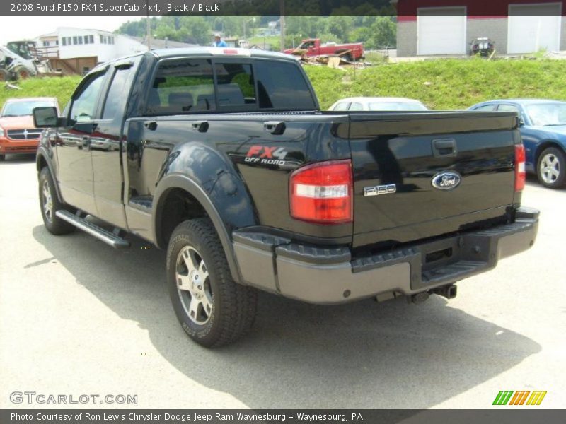 Black / Black 2008 Ford F150 FX4 SuperCab 4x4