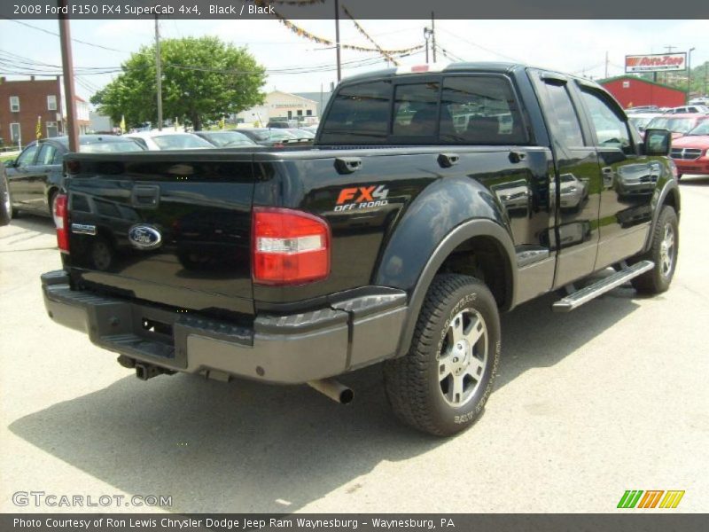 Black / Black 2008 Ford F150 FX4 SuperCab 4x4