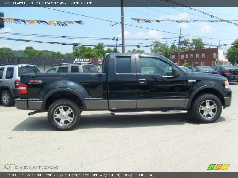 Black / Black 2008 Ford F150 FX4 SuperCab 4x4