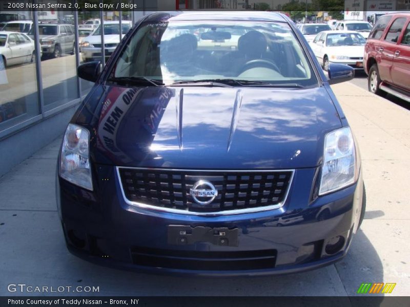 Blue Onyx / Beige 2008 Nissan Sentra 2.0