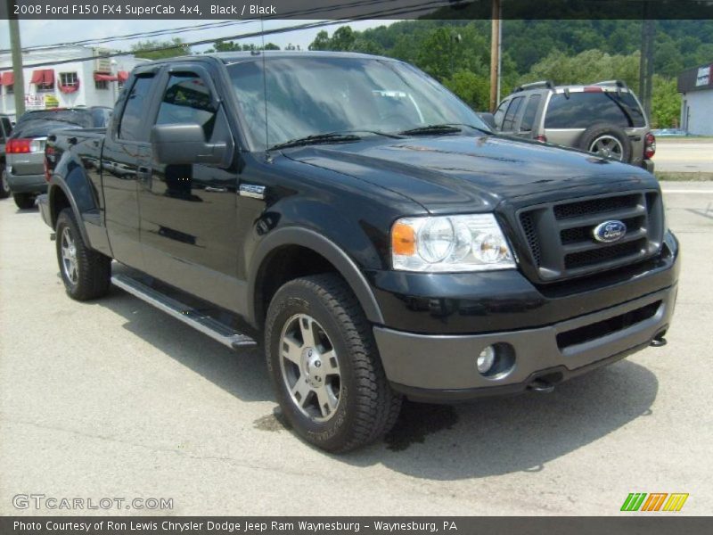 Black / Black 2008 Ford F150 FX4 SuperCab 4x4