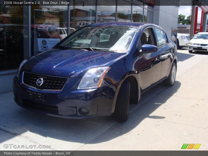 Blue Onyx / Beige 2008 Nissan Sentra 2.0