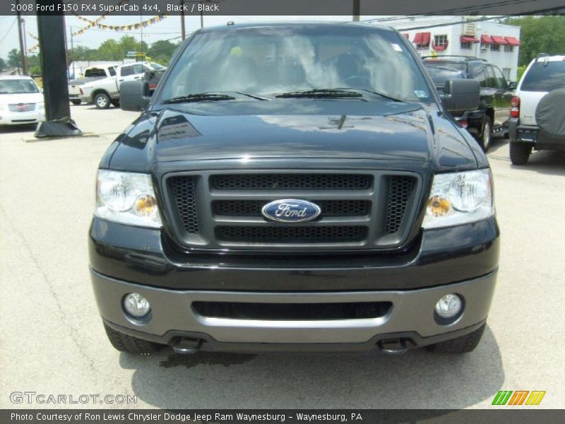 Black / Black 2008 Ford F150 FX4 SuperCab 4x4