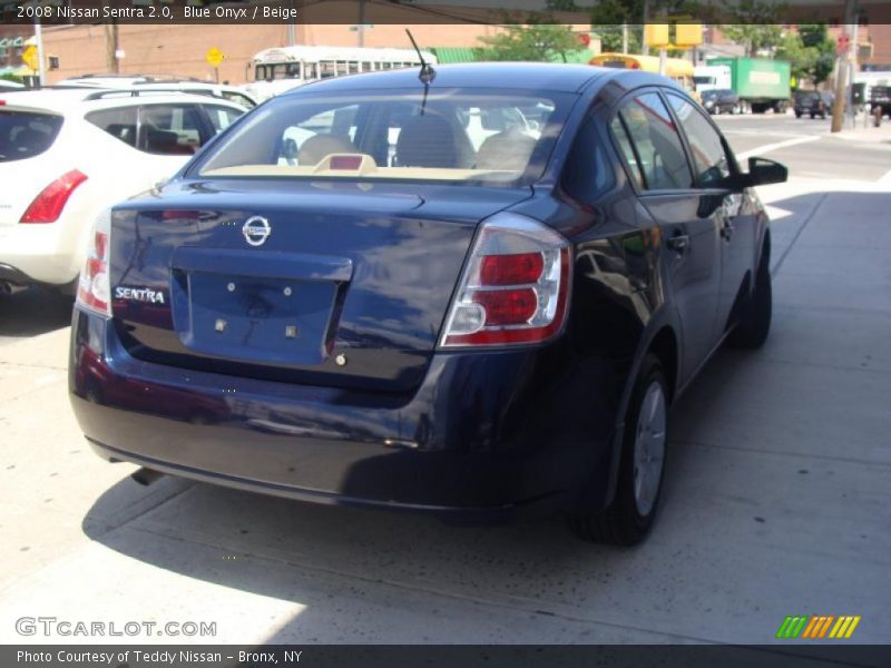 Blue Onyx / Beige 2008 Nissan Sentra 2.0