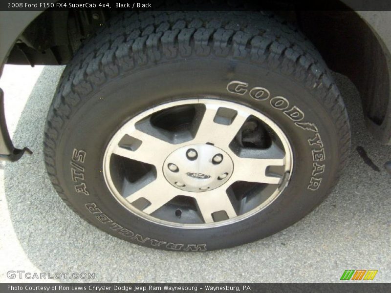 Black / Black 2008 Ford F150 FX4 SuperCab 4x4