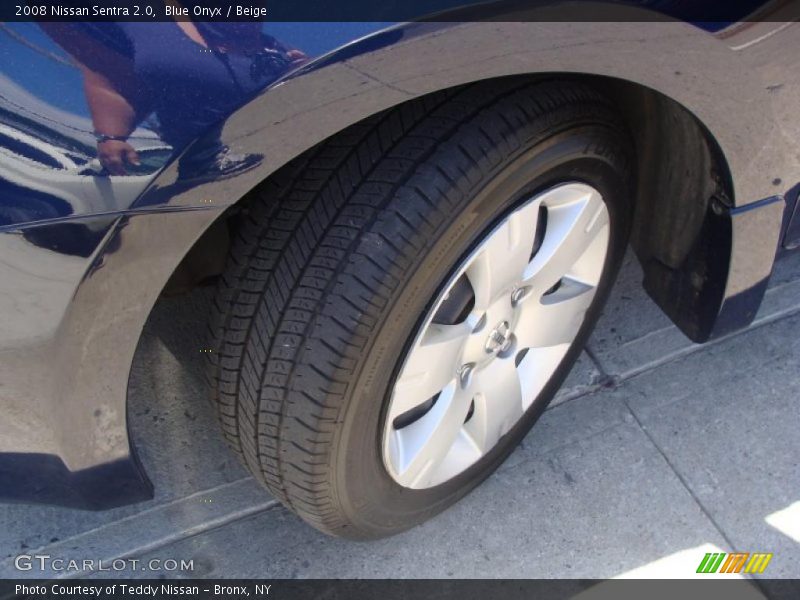 Blue Onyx / Beige 2008 Nissan Sentra 2.0