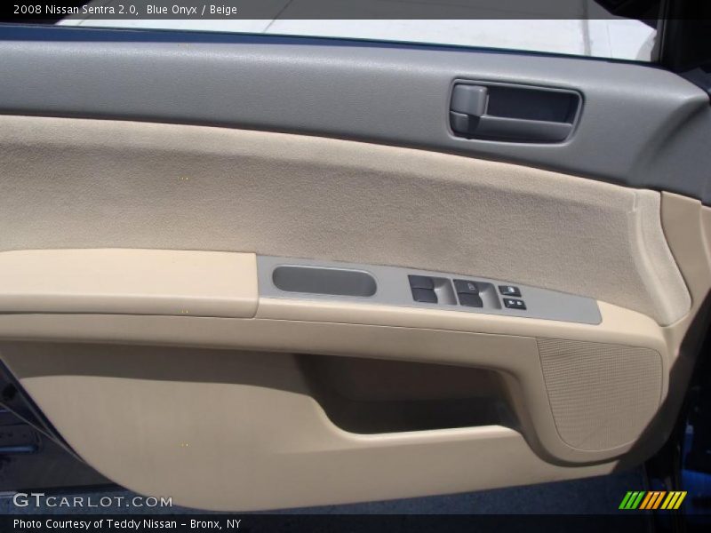 Blue Onyx / Beige 2008 Nissan Sentra 2.0