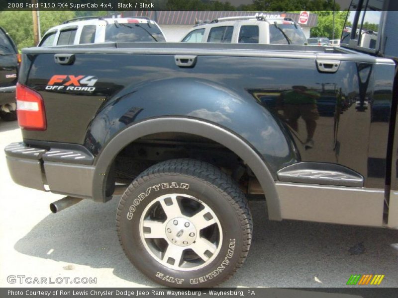 Black / Black 2008 Ford F150 FX4 SuperCab 4x4