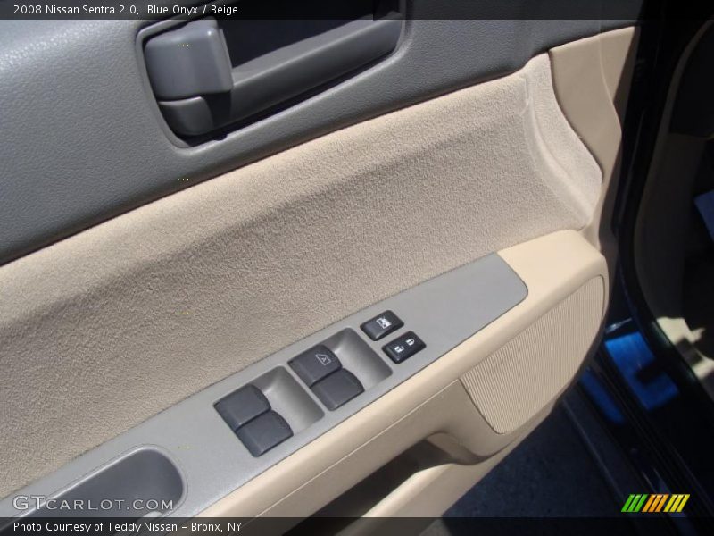 Blue Onyx / Beige 2008 Nissan Sentra 2.0