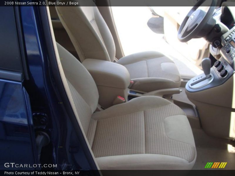 Blue Onyx / Beige 2008 Nissan Sentra 2.0