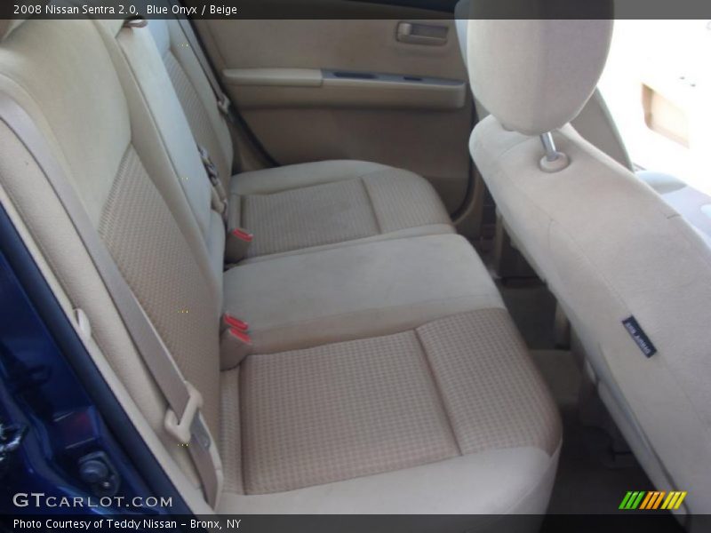 Blue Onyx / Beige 2008 Nissan Sentra 2.0