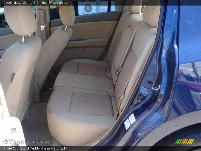 Blue Onyx / Beige 2008 Nissan Sentra 2.0