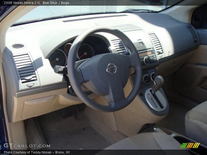 Blue Onyx / Beige 2008 Nissan Sentra 2.0