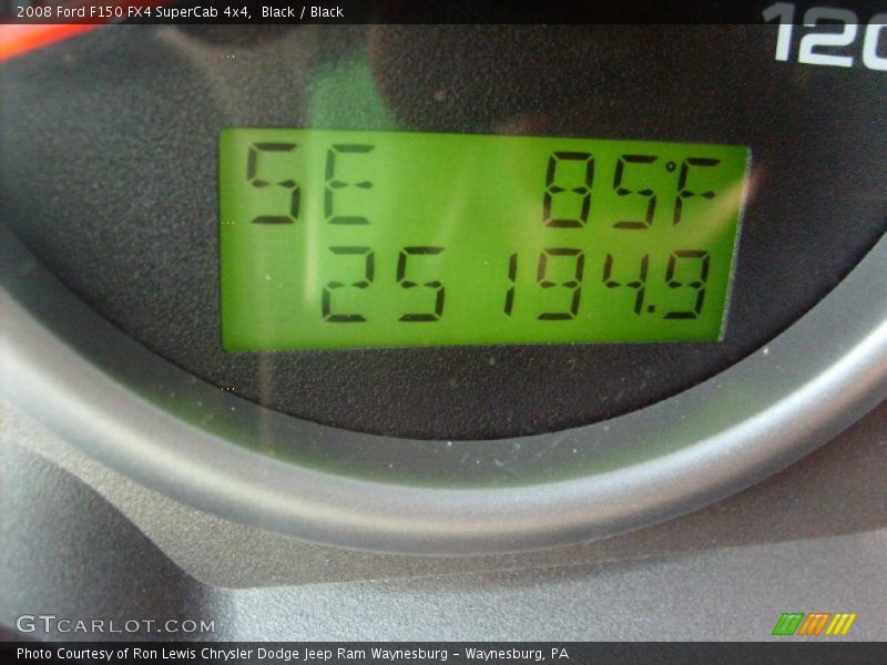 Black / Black 2008 Ford F150 FX4 SuperCab 4x4