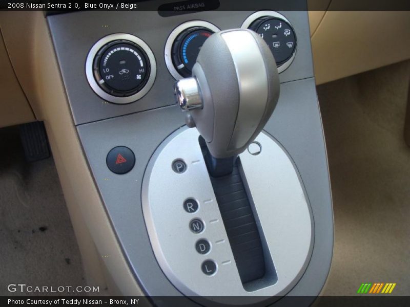 Blue Onyx / Beige 2008 Nissan Sentra 2.0