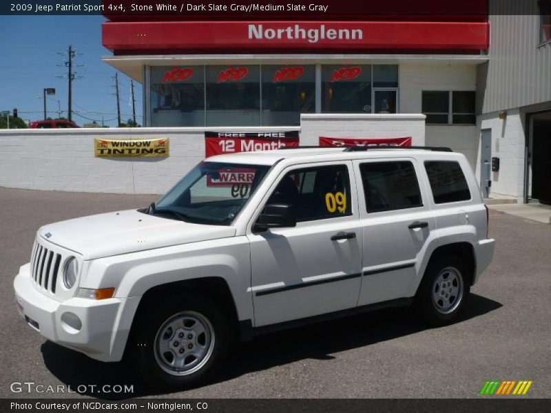 Stone White / Dark Slate Gray/Medium Slate Gray 2009 Jeep Patriot Sport 4x4