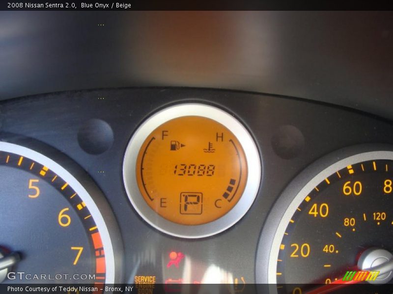 Blue Onyx / Beige 2008 Nissan Sentra 2.0