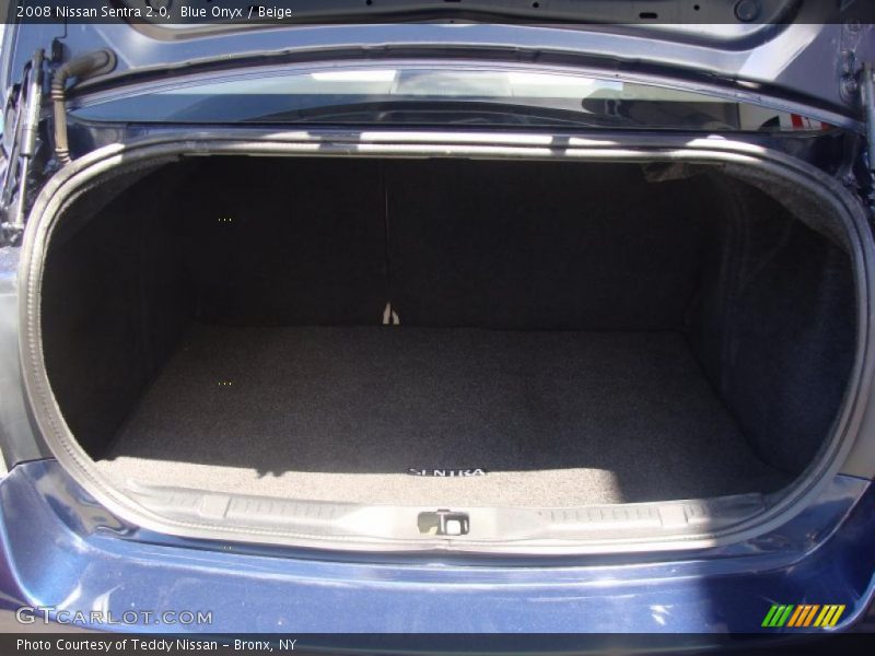 Blue Onyx / Beige 2008 Nissan Sentra 2.0