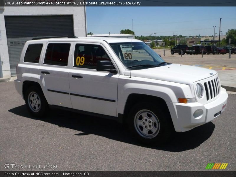Stone White / Dark Slate Gray/Medium Slate Gray 2009 Jeep Patriot Sport 4x4