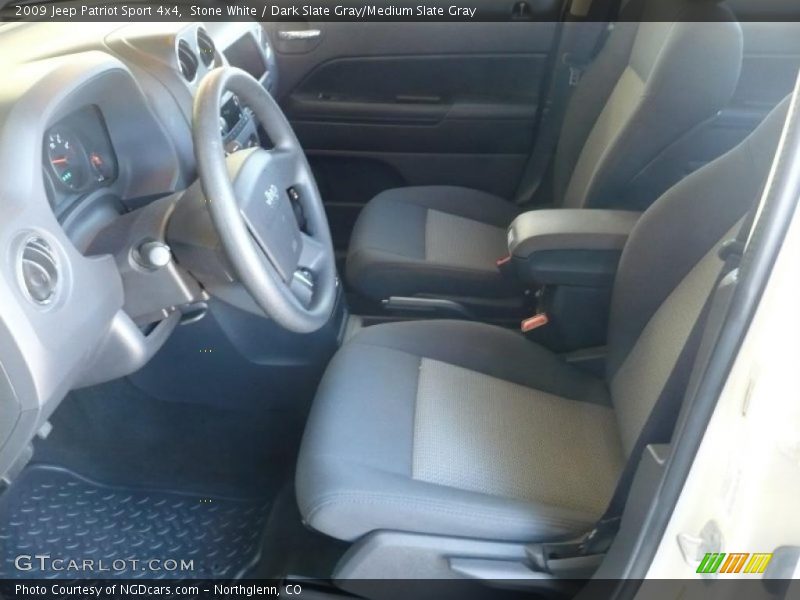 Stone White / Dark Slate Gray/Medium Slate Gray 2009 Jeep Patriot Sport 4x4